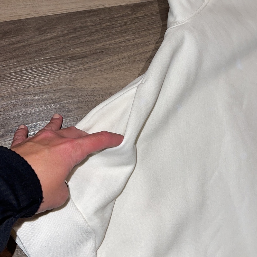 Fabletics Cream Mock Neck Pullover - image 5